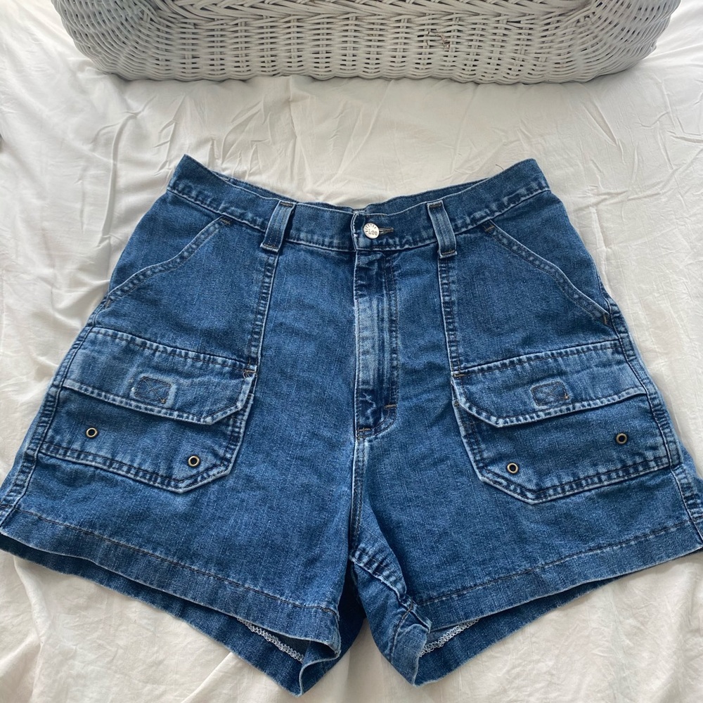 TREASURED Lee High Waisted Denim Shorts